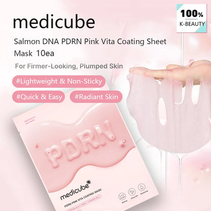 MEDICUBE🌼- Salmon PDRN Coating Sheet Mask